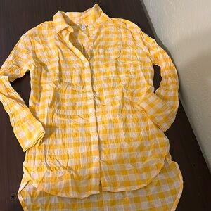 Cato small yellow blouse